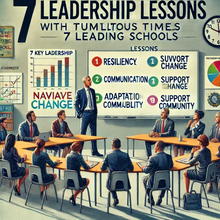 Leading Schools in Tumultuous Times: 7 Lessons