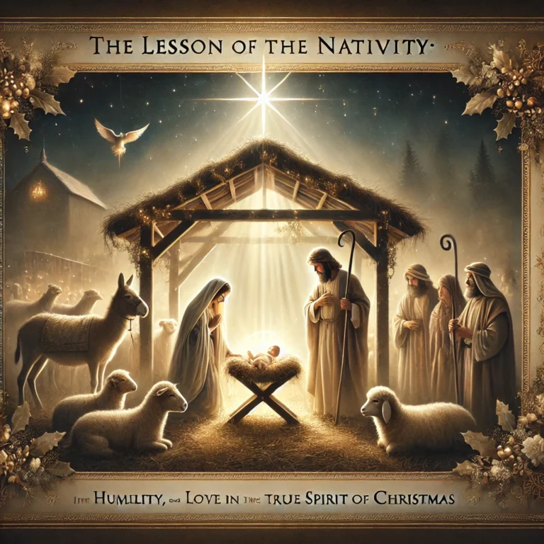 The Lesson of the Nativity: Humility, Faith, and Love in the True Spirit of Christmas